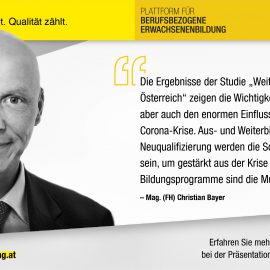 Weiterbildungsstudie 2020: Online Präsentation am 24.09.2020