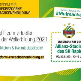 Tag der Weiterbildung 2021: Weiterbildung als #Mutmacher