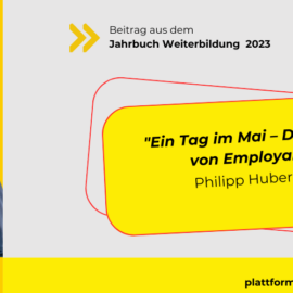 Ein Tag im Mai – Mag. Philipp Huber