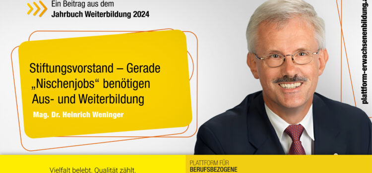 Stiftungsvorstand: Von der Nischenaufgabe zur anspruchsvollen Verantwortung