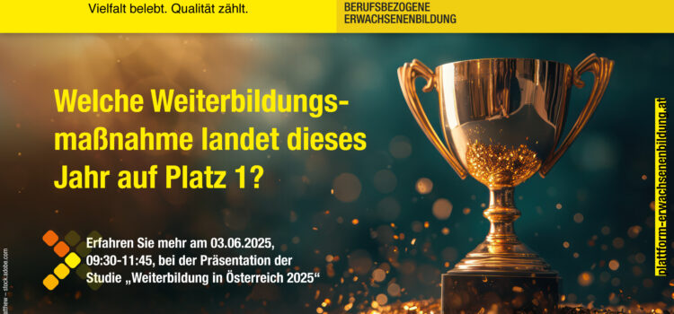 Welche Weiterbildungsmaßnahme liegt 2025 ganz vorne?