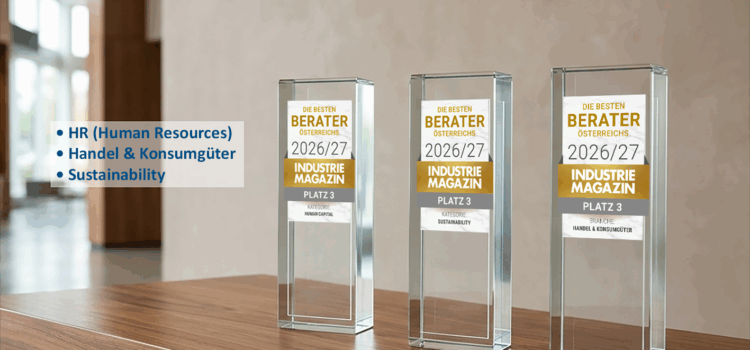 Dreimal Platz 3: die Berater überzeugen beim Industriemagazin Berater-Ranking 2026 Dreimal Platz 3: die Berater überzeugen beim Industriemagazin Berater-Ranking 2026